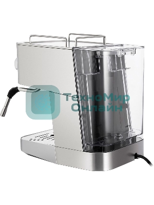 Кофеварка рожковая Maunfeld MF-721S PRO нержавеющая сталь, исп. кофе - молотый/чалды, 1.5 л, 1140 Вт, 15 бар