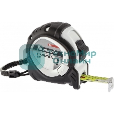 Рулетка Matrix Neon, 5 м x 25 мм, обрезиненный корпус, 3 фиксации, PRO