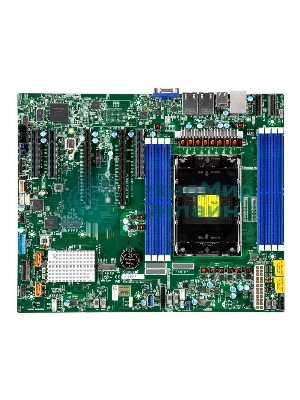 Материнская плата серверная Supermicro X13SEI-F-B, сокет LGA 4677, 8xDDR5, 10xSATA, 2xM.2, 2xPCI-E 5.0 x16, 3xPCI-E x8, 2xGigabit Ethernet, 2xUSB 2.0, 2xUSB 3.2 Gen 1, VGA, EATX