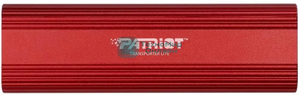 Внешний SSD Patriot Transporter Lite, 4TB, USB 3.2 Gen 2 Type-A/Type-C, R/W 1000/1000, красный