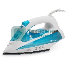 Утюг Maxwell MW-3055B белый/голубой 2200W