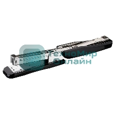 Степлер Silwerhof 401075-01 24/6 26/6 (30 листов) черный, 80 скоб, пластик закрытый/открытый, коробка