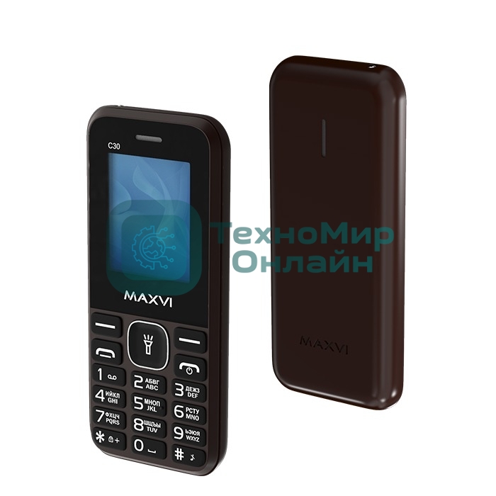 Мобильный телефон Maxvi C30 brown
