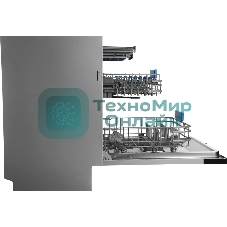 Встраиваемая посудомоечная машина Hyundai HBD 6105, нержавеющая сталь, 59.8 см, 16 компл., 42 дБ, класс A+++