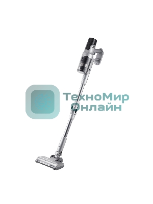 Пылесос вертикальный Polaris PVCS-4010 серый, питание от аккумулятора, 150 Вт, уборка суxая/влажная, пылесборник 0.45 л