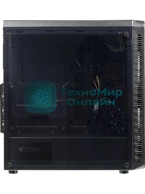 Компьютерный корпус Accord JP-X черный без БП ATX 2xUSB 2.0 1xUSB 3.0 bott PSU