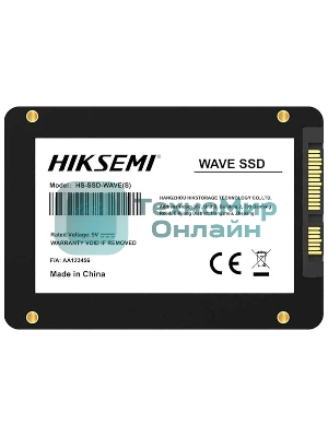 Накопитель SSD HIKSEMI Wave(S) 480Gb HS-SSD-WAVE(S) 480G 2.5
