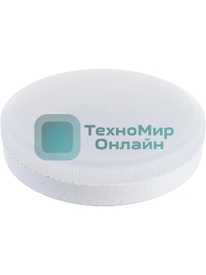 Лампа светодиодная SAFFIT SBGX5308 (55185) 8Вт GX53 теплый таблетка