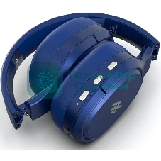 Беспроводные/проводные наушники iFrogz Airtime Vibe синий, полноразмерные, Bluetooth + проводной, активное шумоподавление, до 30 ч