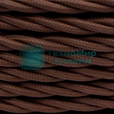 Провод ретро Bironi B1-435-72-50 3х2.5 матовый коричневый (уп. 50 м)