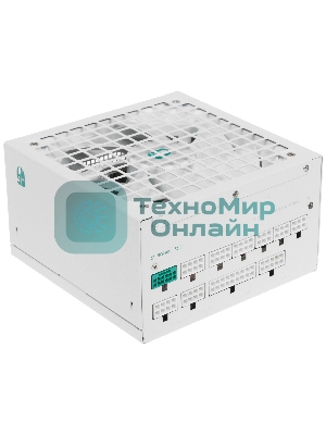Блок питания Deepcool/GAMERSTORM PN1000M WH (ATX 3.1, 1000W, Full Cable Management, PWM 135мм fan, Active PFC, 80+ GOLD, Active PFC + Full Bridge SRC LLC + DC/DC,Gen5 PCIe, белый) RET