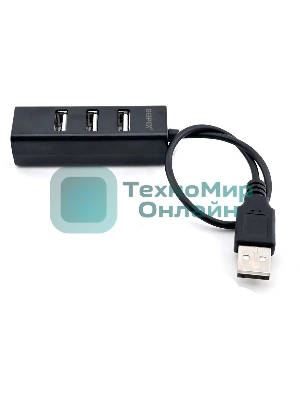 Разветвитель USB 2.0 BPH-1906 4порт. черный