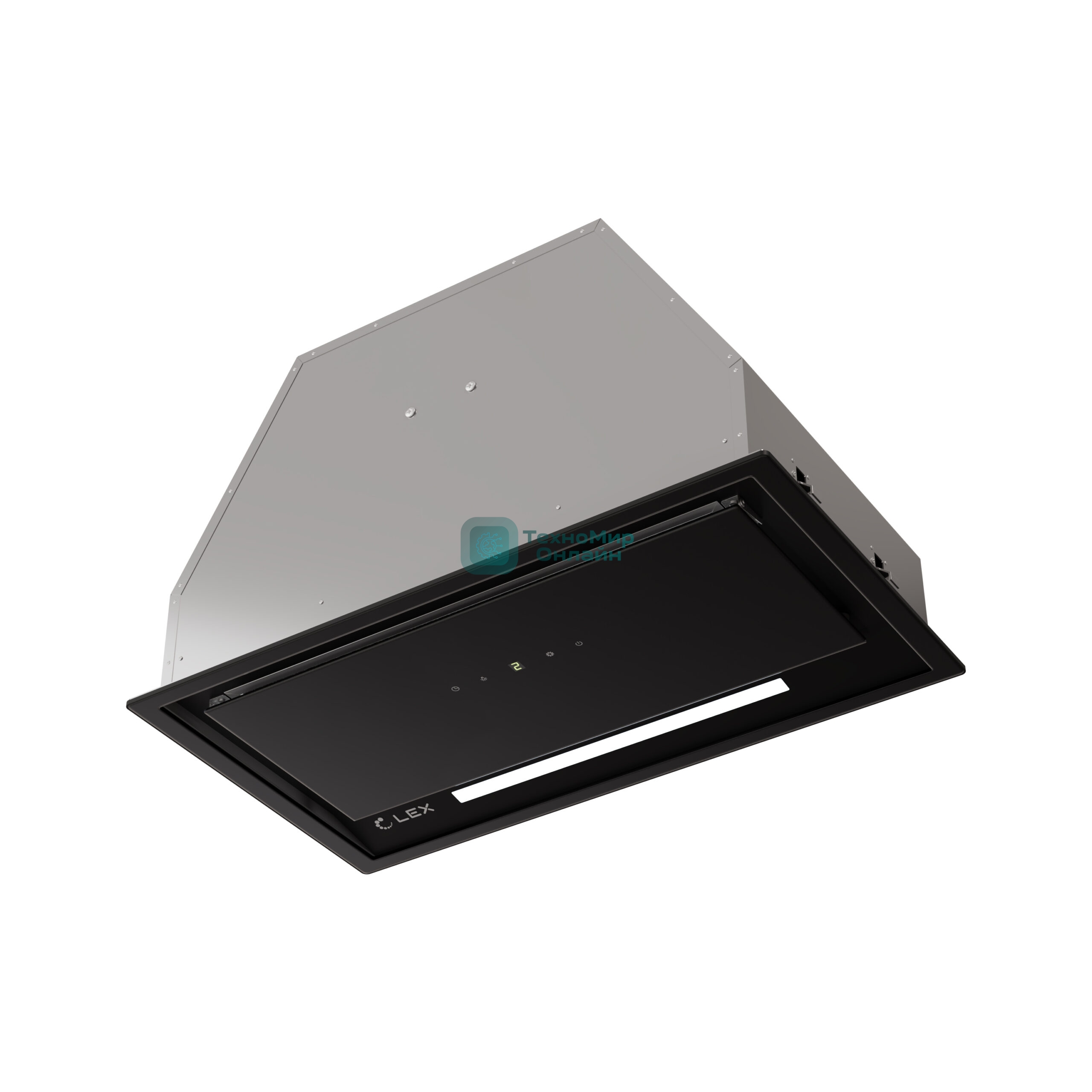 Вытяжка встраиваемая LEX Hyper 900 GS Inverter BL черный, 70 см, 850 куб. м/ч, 44 дБ