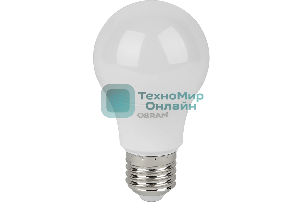 Лампа светодиодная OSRAM 4058075577893 LED Value LVCLA60 7SW/830 грушевидная матовая E27 230В 10х1 RU