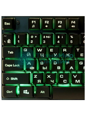 Комплект клавиатура+мышь Nakatomi KMG-2305U проводной, USB, 1600 DPI, черный