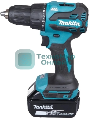 Дрель-шуруповерт Makita DHP490SFJ аккум. патрон:быстрозажимной