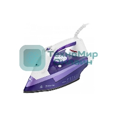 Утюг BRAYER BR4004 фиолетовый/белый, 2400 Вт, 25 г/мин, 140 г/мин, 280 мл