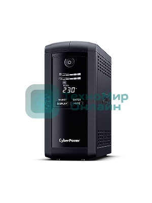 Источник бесперебойного питания UPS CyberPower VP700EILCD Line-Interactive 700VA/390W USB/RS-232/RJ11/45 (6 IEC С13)
