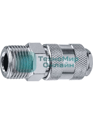 Переходник 1/2″M - рапид муфта ЗУБР Профессионал