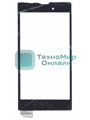 Сенсорное стекло (тачскрин) для Sony Xperia T3, черное