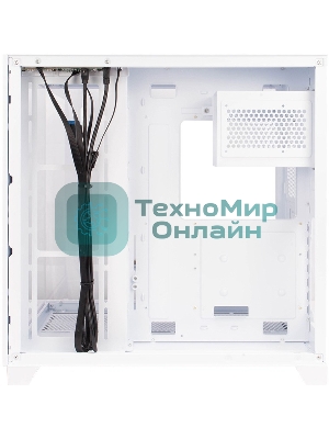 Компьютерный корпус 1STPLAYER MEGAVIEW MV8-TP белый/ATX/MV8-TP-WH