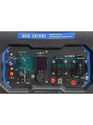 Электрогенератор бензиновый инверторный ТСС SGG 3800Ei, 3.6 кВт, 74 дБ, 34 кг