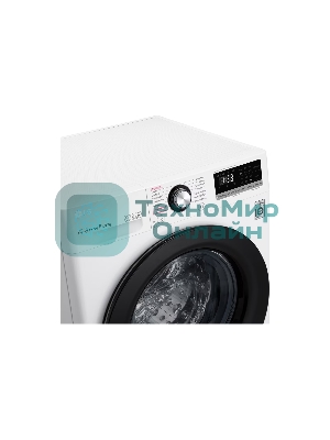 Стиральная машина LG TW4V3RS6W белый, загрузка фронтальная 10,5 кг, 1400 об/мин., класс: А