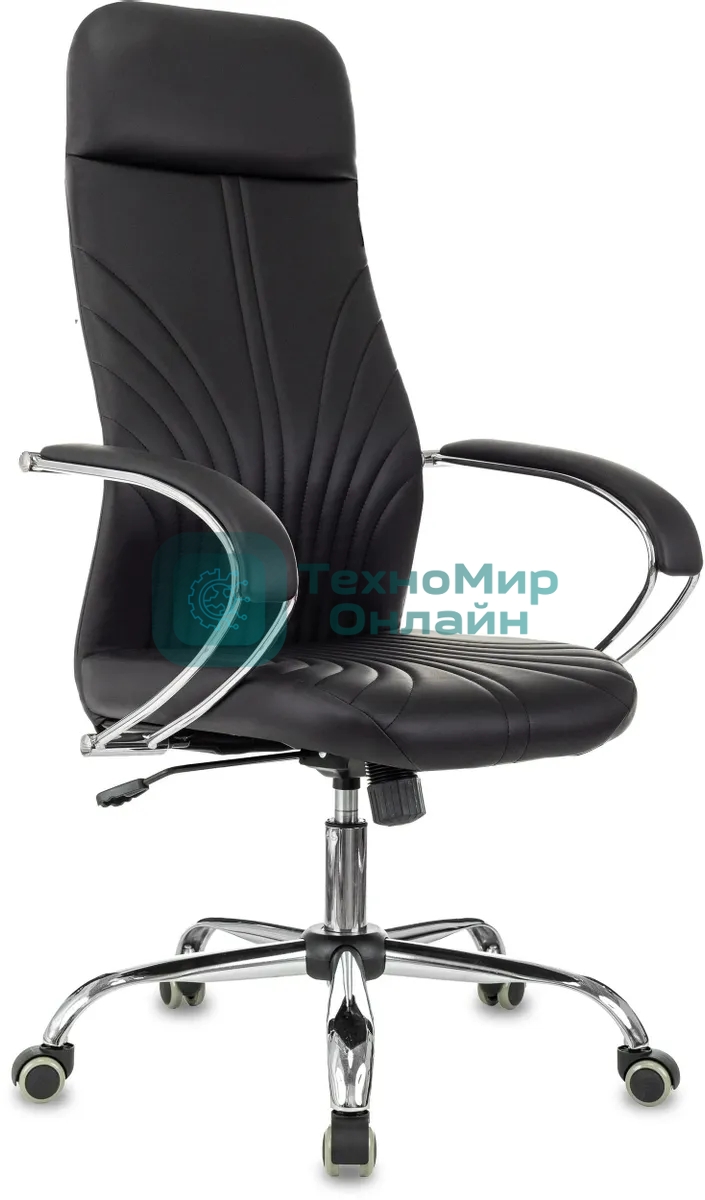 Кресло Бюрократ CH-610SL черный, экокожа