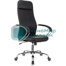 Кресло Бюрократ CH-610SL черный, экокожа