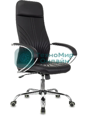 Кресло Бюрократ CH-610SL черный, экокожа