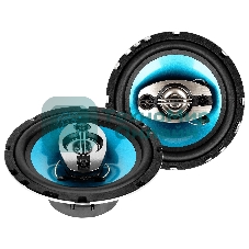 Колонки автомобильные Ural Бирюза АС-Б1647, 140Вт, 92дБ, 4Ом, 16.5 см, (6 1/2 дюйм), 2 шт, коаксиальные, четырехполосные