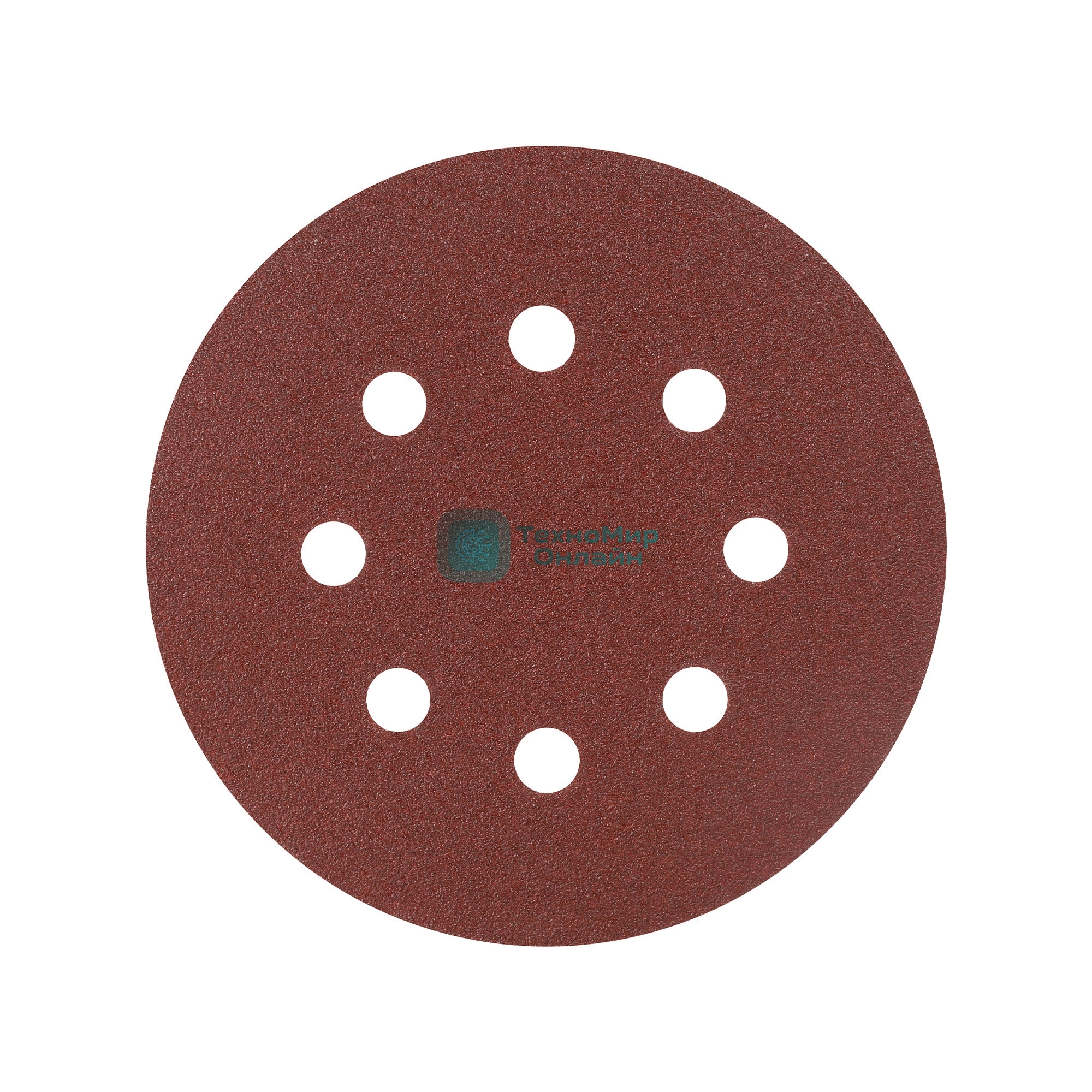 Круг шлифовальный PATRIOT на липучке, 125 мм, Р80, 8 отверстий, 5 шт