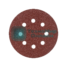 Круг шлифовальный PATRIOT на липучке, 125 мм, Р80, 8 отверстий, 5 шт
