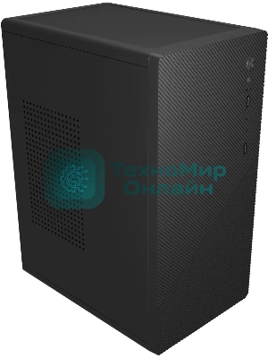 Компьютерный корпус Accord Entry ACC-2054B черный без БП mATX 1x80мм 2xUSB 2.0 audio