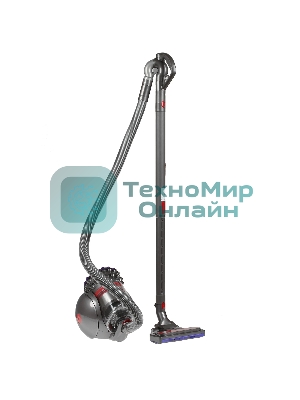 Пылесос Dyson CY28 Parquet 2 серый/фиолетовый, 170/600 Вт, уборка сухая, пылесборник контейнер 1.5 л