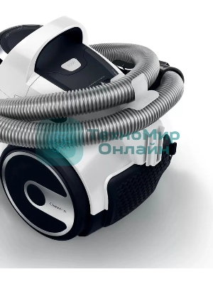 Пылесос Bosch BGS05A222 белый/черный, 350/700 Вт, уборка сухая, пылесборник контейнер 1.5 л