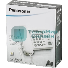 Телефон проводной Panasonic KX-TS2356RUB черный АОН,Caller ID,ЖКД,блокировка набора,выключение микрофона
