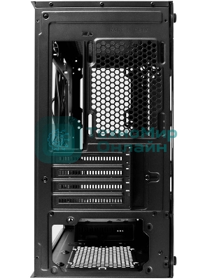 Компьютерный корпус 1STPLAYER TRILOBITE T3-G Black, mATX, TG, 4x 120мм LED fans inc.
