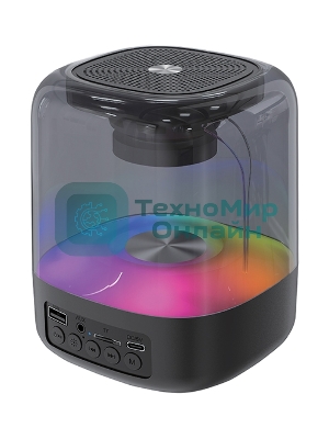 Акустическая система QUMO Plasma ВТ 0082 5 ВТ объемное звучание RGb подсветка