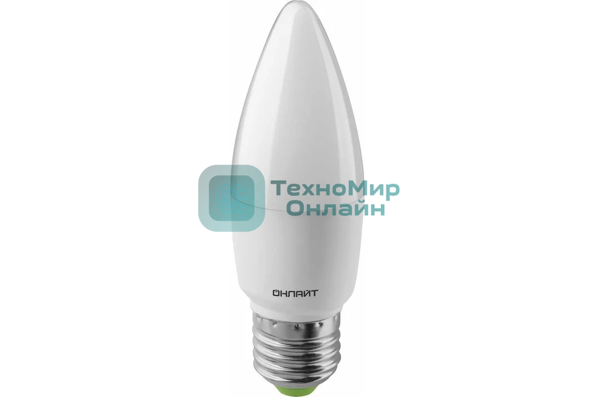 Лампа светодиодная ОНЛАЙТ 61960 OLL-C37-10-230-4K-E27-FR