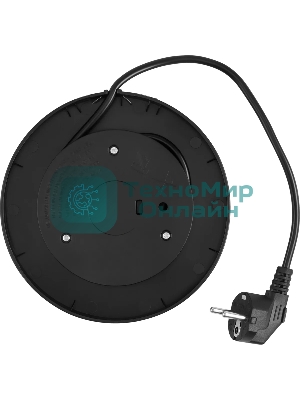 Чайник электрический Starwind SKG2111 2 л, 1800 Вт, черный/прозрачный корпус: стекло