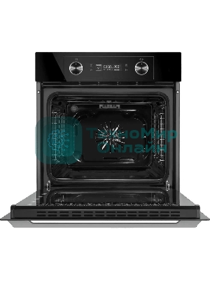 Шкаф духовой электрический Maunfeld AEOH60102B, 60л, дверца с 3 стеклами, черный