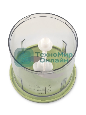 Измельчитель электрический Hyundai HYC-P3108 0.8л. 300Вт черный/зеленый