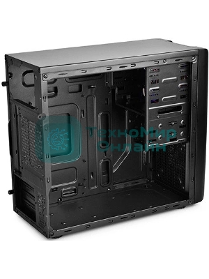 Компьютерный корпус Deepcool WAVE V2, mATX/mini-ITX, без БП, 1x USB 3.0, 2x USB 2.0