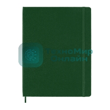 Блокнот Moleskine CLASSIC QP092K15 XLarge 190х250 мм, 192 страниц, нелинованный, твердая обложка, зеленый