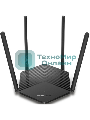 Двухдиапазонный роутер Mercusys MR1500X Wi-Fi 6 AX1500, до 300 Мбит/с на 2,4 ГГц + до 1201 Мбит/с на 5 ГГц
