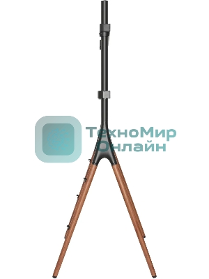 Подставка для телевизора Cactus CS-ST1247BKWN черный/орех, 49