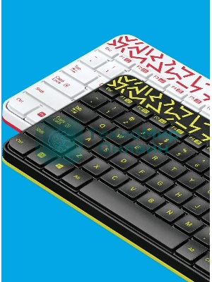 Комплект клавиатура + мышь Logitech Wireless Desktop MK240 Nano черный Retail Combo