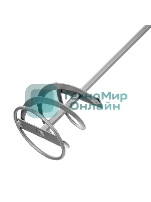 Миксер Сибртех для красок и штукатурных смесей, 100х10х600 мм, шестигранный хвостовик
