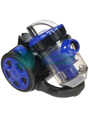 Пылесос Blackton Bt VC1604C черный/синий, 350/1600 Вт, уборка сухая, пылесборник контейнер, 2 л